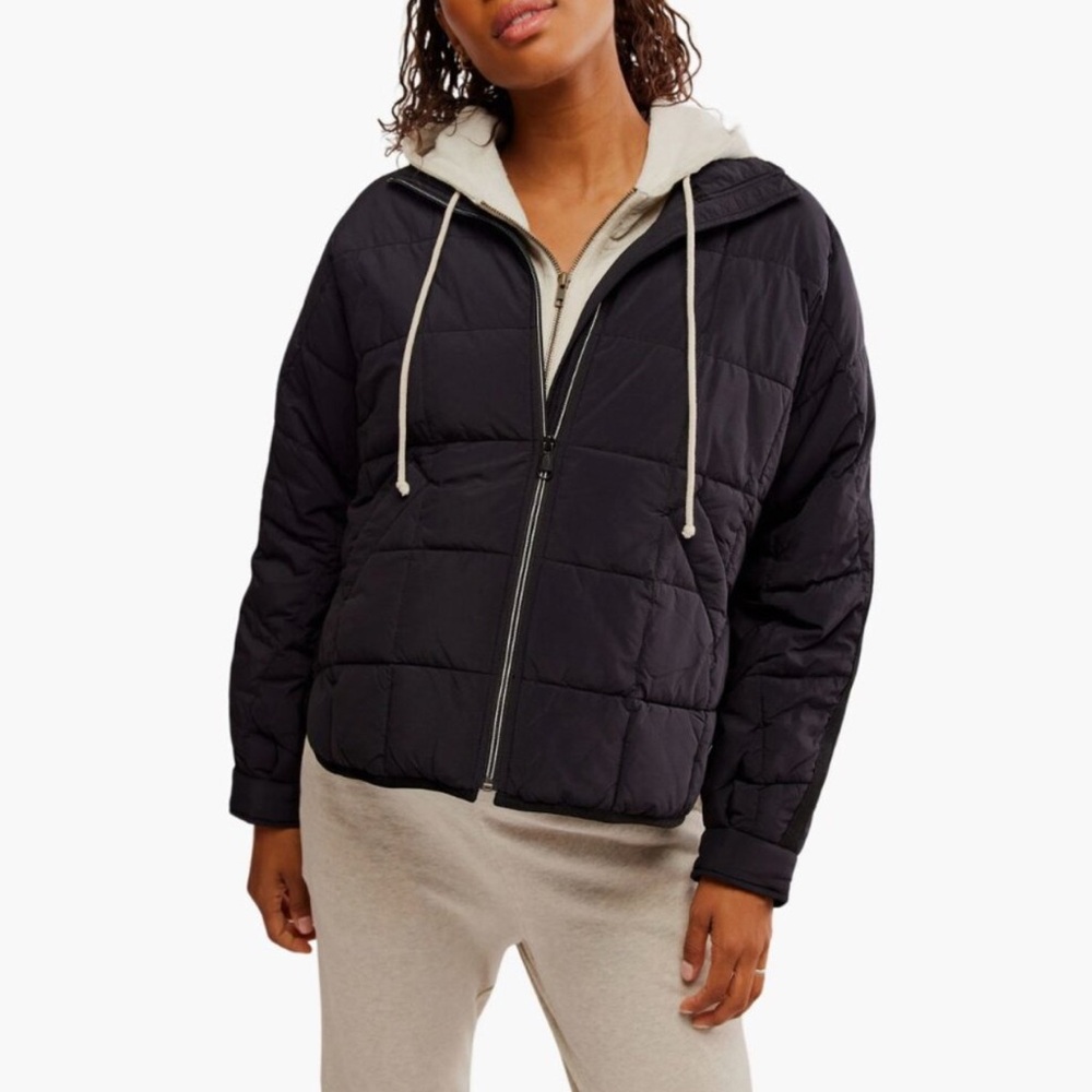 FP Movement x Hatch Pippa Packable Puffer Maternity Jacket Black Medium NWT